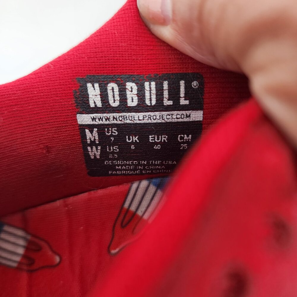 NOBULL PROJECT Red Suede Trainer Crossfit Training Shoes 8.5 - Picture 11 of 12